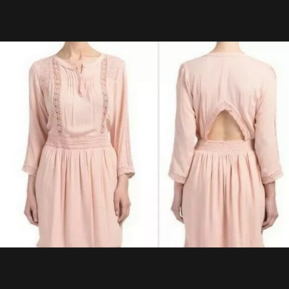 Revolve- Heartloom pink lace dress.